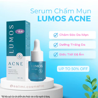 Serum Chấm Mụn LUMOS ACNE Plus 5ml (Mẫu 2023) - Làm Mờ Vết Thâm Mụn Để Lại, Đều Màu Da, Da Khoẻ Căng Bóng