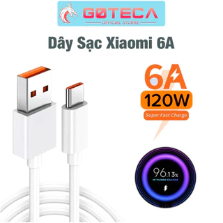 Dây sạc Xiaomi 67W 120W sạc nhanh Turbo cực chất Type C Bảo hành 1 đổi 1 trong vòng 6 tháng - Goteca