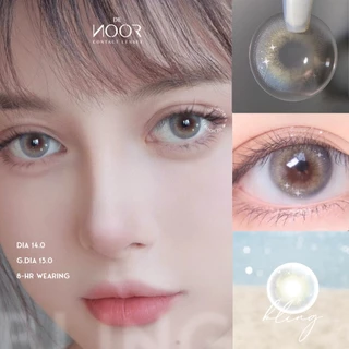 [0-6 Độ] BLING - Lens Xám Hiệu Ứng Ánh Sao Lung Linh - Lens Hot Trend - Lens Hàn Quốc Chính Hãng - DeNOOR Contact Lenses