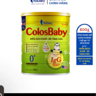 Colosbaby Gold 0+ 800gr (0-12 tháng)có tích điểm .