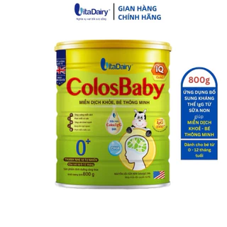 [CHÍNH HÃNG] SỮA COLOSBABY IQ GOLD 0+ date 2026 có tích điểm đổi quà .