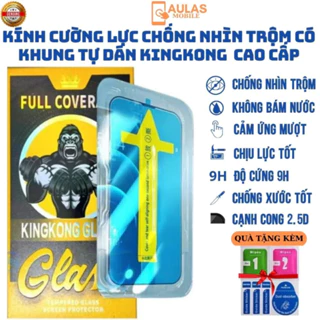 Kính cường lực iPhone, kingkong chống nhìn trộm Full Màn 6/6s/7/8/x/xs/xr/xsmax/11/12/13/14/15/plus/pro/promax-aulas