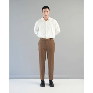 Quần Nam Ống Đứng 100% Cotton Cao Cấp Life Trousers ( Premium ) - Quần Tây Âu Nam Cocozzi Gam Màu Trung Tính, Thanh Lịch