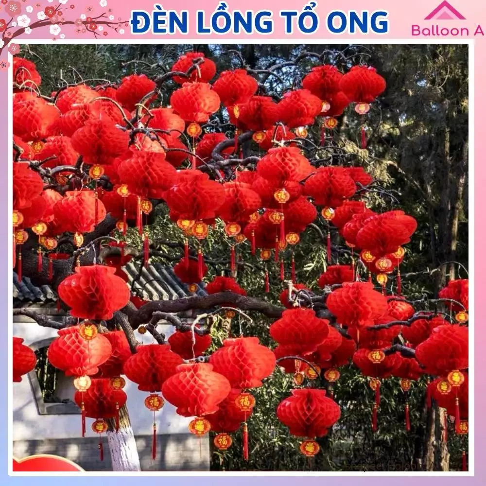 [TẾT 2026] Lồng Đèn Đỏ Treo Trang Trí Tết, Trang Trí Lễ Hội, Tiệc Tùng