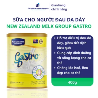 Sữa bột New Zealand Milk Group Gastro Lon 400g Hỗ Trợ Cho Người Đau Dạ Dày, Tá Tràng, Giúp Đẹp Da, Chống Lão Hóa