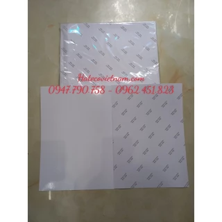 Tập 50 tờ Decal in ảnh A4 định lượng 135 KIM MAI/ PHOTO PAPER, bóng - đề can photo - giấy in ảnh decal