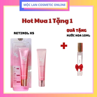 Kem Trẻ Hoá Da Retinol X5 Elastin 0,1 - Ngăn ngừa lão hóa, nám tàn nhan 30ml+Tặng nước hoa