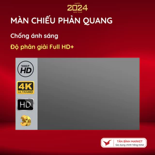 Màn chiếu phản quang Kaw - Hàng Chính Hãng, Chất Liệu Polyester, Tỉ Lệ 16:9, Tăng Cường Độ Ánh Sáng