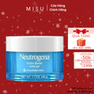 Kem Dưỡng Neutrogena Hydro Boost Aqua/Water Gel 50ml Của Pháp dưỡng ẩm cấp nước tốt cho da