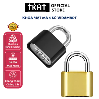 Ổ khóa số SMART LOCK HD05 , khóa mật mã 4 mã số hợp kim kẽm cao cấp   Khóa số có thiết kế chắc chắn, cứng cáp, tiện lợi