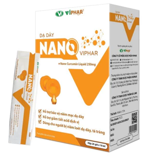 Gói Uống Dạ Dày NANO VIPHAR Hỗ Trợ Giảm Tiết Acid Dịch Vị, Giúp Bảo Vệ Niêm Mạc Dạ Dày, Giảm Viêm Loét Dạ Dày Tá Tràng