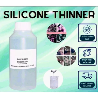 Dầu Pha Loãng Silicone 1 Lít Silicone Thinner Giảm Độ Nhớt, Độ Cứng Silicon Làm Khuôn