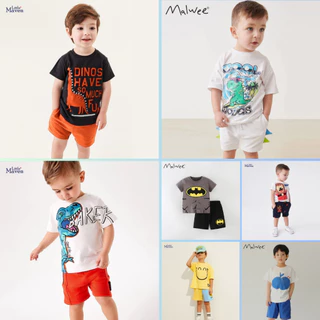 Bộ Thun Cotton Little Maven, Malwee Hoạ Tiết Cho Bé Trai 2-7 Tuổi Mẫu Mới Hè P2 - Jumping Beans Official Store