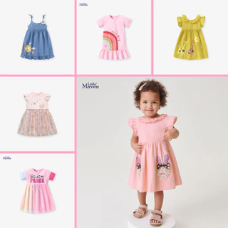 BST Váy thun hè cotton nhiều mẫu đáng yêu cho bé gái - TOPZKIDS