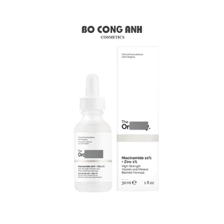 Serum giảm mụn, kiềm dầu Niacinamide 10%+Zinc 1%  T.O Caryophy 30ml và 60ml