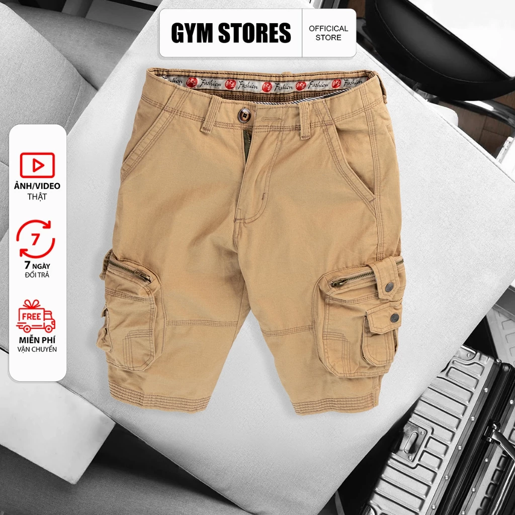 QUẦN SHORT NAM KAKI TÚI HỘP CAO CẤP GIÁ SĨ SIZE 28 ĐẾN 36 HC