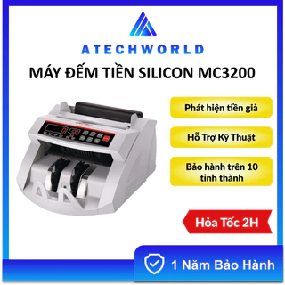 Máy Đếm Tiền Thế Hệ Mới SILICON MC 3200 - Hàng Chính Hãng - BH 12 Tháng - Có Xuất VAT