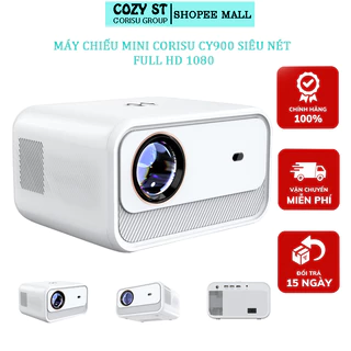 Máy Chiếu Mini Siêu Nét Corisu CY 900  Chất Lượng Tốt,Máy Chiếu Phim 4k-Độ Sáng Lớn, Độ Phân Giải Full HD 1080