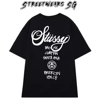 Áo thun Stussy Milan Hongkong in kỹ thuật số - Vải xịn - Streetwears SG