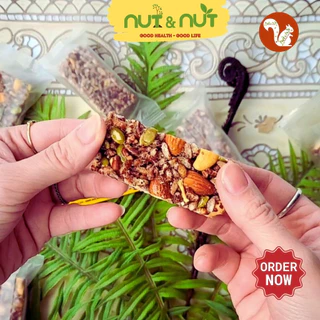 Thanh gạo lứt mix hạt ngũ cốc Nut&Nut bánh gạo lức giảm cân ăn kiêng không đường healthy eat clean dinh dưỡng