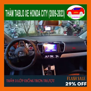 Thảm Táp lô xe Honda City Cao Cấp Hàng Loại 1 Dày 3 lớp Chống trơn Trượt