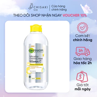 Nước Tẩy Trang Garnier Vitamin C Làm Sáng Da 400ml