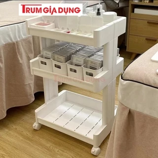 Kệ để đồ đa năng Trùm Gia Dụng thiết kế nhiều tầng, 4 kích thước, chất liệu nhựa PP, sử dụng nhà bếp, phòng khách.