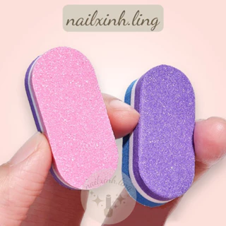 Phao Móng Mini Nailbox Nhỏ Gọn Tiện Dụng 2 Mặt Nhiều Màu