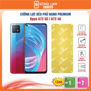 Cường lực Oppo A72 5G 4G dẻo phủ Nano Premium chống xước bảo vệ màn hình - Sông Lam Store