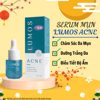 Serum Mụn LUMOS ACNE (Mẫu 2023) - Hỗ Trợ Trị Mụn, Làm Mờ Vết Thâm Mụn Để Lại, Đều Màu Da, Da Khoẻ Căng Bóng