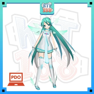 Mô hình giấy Anime Game Angel Hatsune Miku - Vocaloid