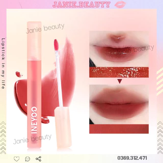 Son bóng INEYOO Soft Matte Water Lip Tint sắc tố cao dưỡng ẩm mịn màng