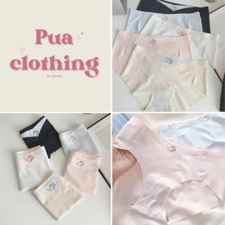 Quần Lót Nữ Đúc Su Tim Thun Lạnh Kháng Khuẩn Không Lộ Viền PUA CLOTHING PUW-8160