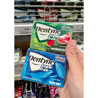 Kẹo Gum hương bạc hà Dưa hấu Dentyne Thái Lan không đường