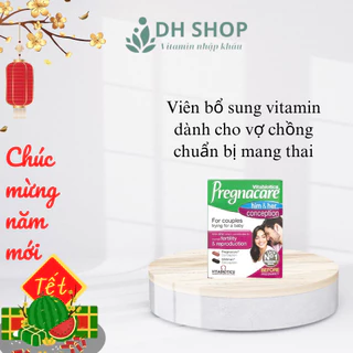 [Chính Hãng] Vitamin Pregnacare Him and Her Conseption Vitabiotics 60 viên của Anh Quốc - Dành cho cả nam và nữ- TD Shop