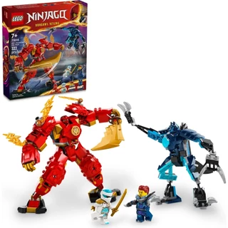 71808 Iego Ninjago Dragons Rising Season 2 Kai's Elemental Fire Mech - Đồ chơi lắp ráp Chiến giáp lửa của KAI