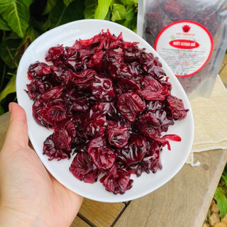 Mứt hibiscus ít ngọt - giòn nhiều - chua nhẹ túi 500gr siêu nhiều