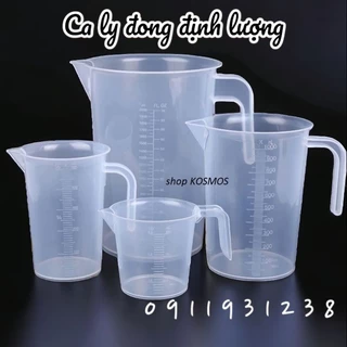 Ca Ly đong đinh lượng 250ml - 500ml - 1L - 2L làm bánh, pha chế (chất dày, bền, đẹp)