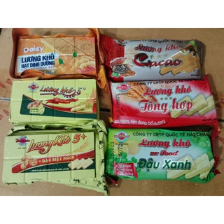 Lương khô 5 sao Hải Châu 70g/lương khô 5 cộng/ lương khô hạt dinh dưỡng 80g/lương khô Ca cao/ đậu xanh/tổng hợp Hải Châu