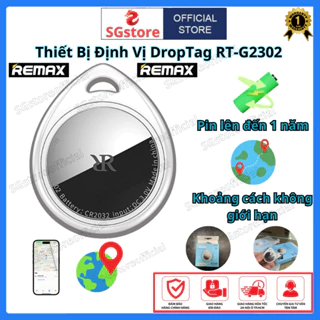 Định vị GPS Mini Droptag Remax RT G2302, Định vị toàn cầu không cần lắp sim tích hợp còi báo, Nhỏ gọn