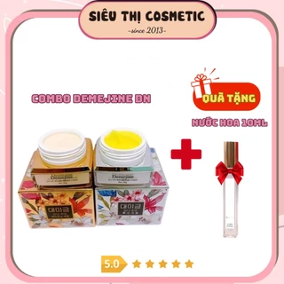 Combo 2 Hộp Kem Face Trắng Da - Demejine Ngày và Đêm Hàn Quốc+Tặng nước hoa