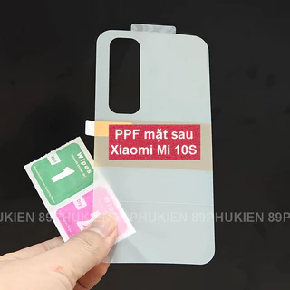 Miếng dán PPF mặt lưng sau Xiaomi Mi 10S