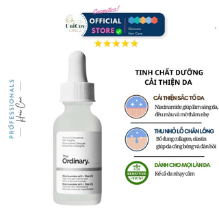 Serum The Ordinary giảm mụn & thâm mụn The Ordinary Niacinamide 10% + Zinc 1% 30ml,60ml tinh chất kiềm dầu, dưỡng sáng