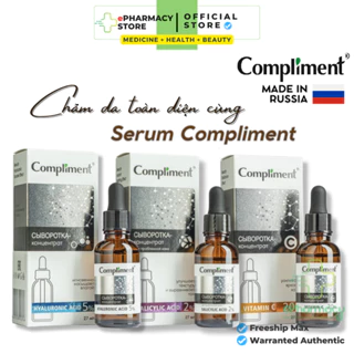 Serum Compliment No Problem hạn chế mụn, se lỗ chân lông, cấp ẩm và giữ ẩm phục hồi da 27ml