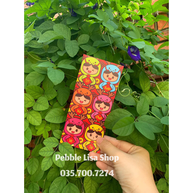 Set 10 Bao Lì Xì Tết 2024 Hình Trẻ Em Ngộ Nghĩnh, Dễ Thương Thiết Kế Độc Quyền