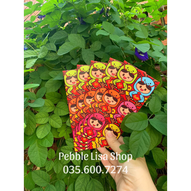Set 100 Bao Lì Xì Tết 2024 Hình Trẻ Em Ngộ Nghĩnh, Dễ Thương Thiết Kế Độc Quyền