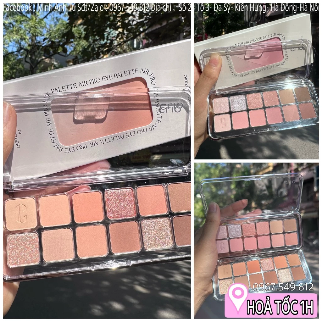 Bảng Mắt Clio Mẫu Mới 12 ô màu Đủ Các Tone Pro Eye Palette {Chính Hãng}