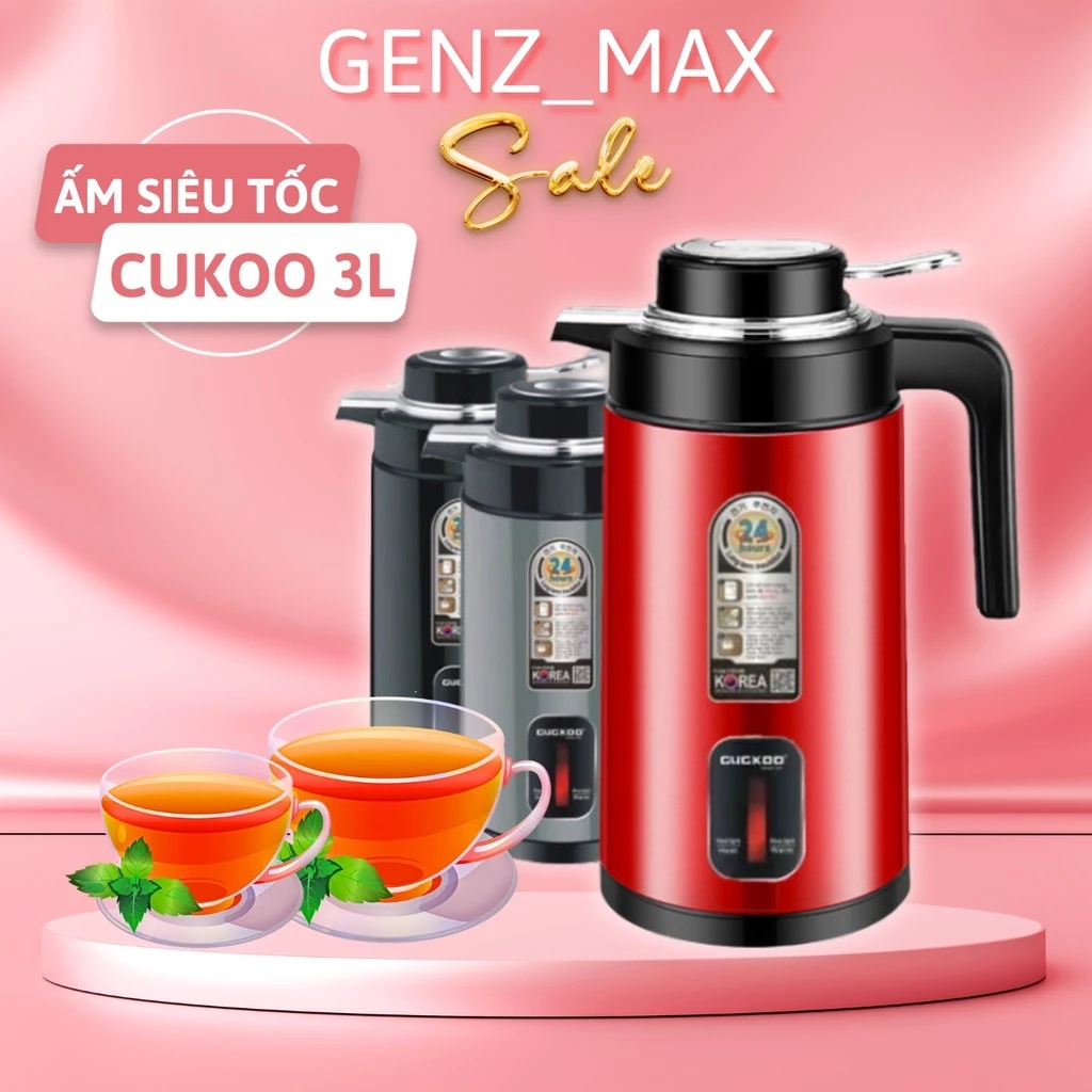 Ấm siêu tốc Thái Lan 2.5L công nghệ tự ngắt khi sôi INVENTER- TongkhogiadungHN06