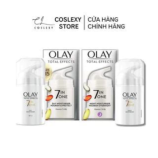 Kem Dưỡng Olay Total Effects 7 in 1 Ban Ngày Và Ban Đêm Kem Dưỡng Trắng Da,Chống Lão Hóa 50ml