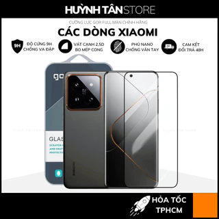 Cường lực gor xiaomi mi 14 13 13t 12t 11t 10t pro 11 12 lite k70 k60 pro k50 ultra k40s k40 gaming poco x3 full màn hình